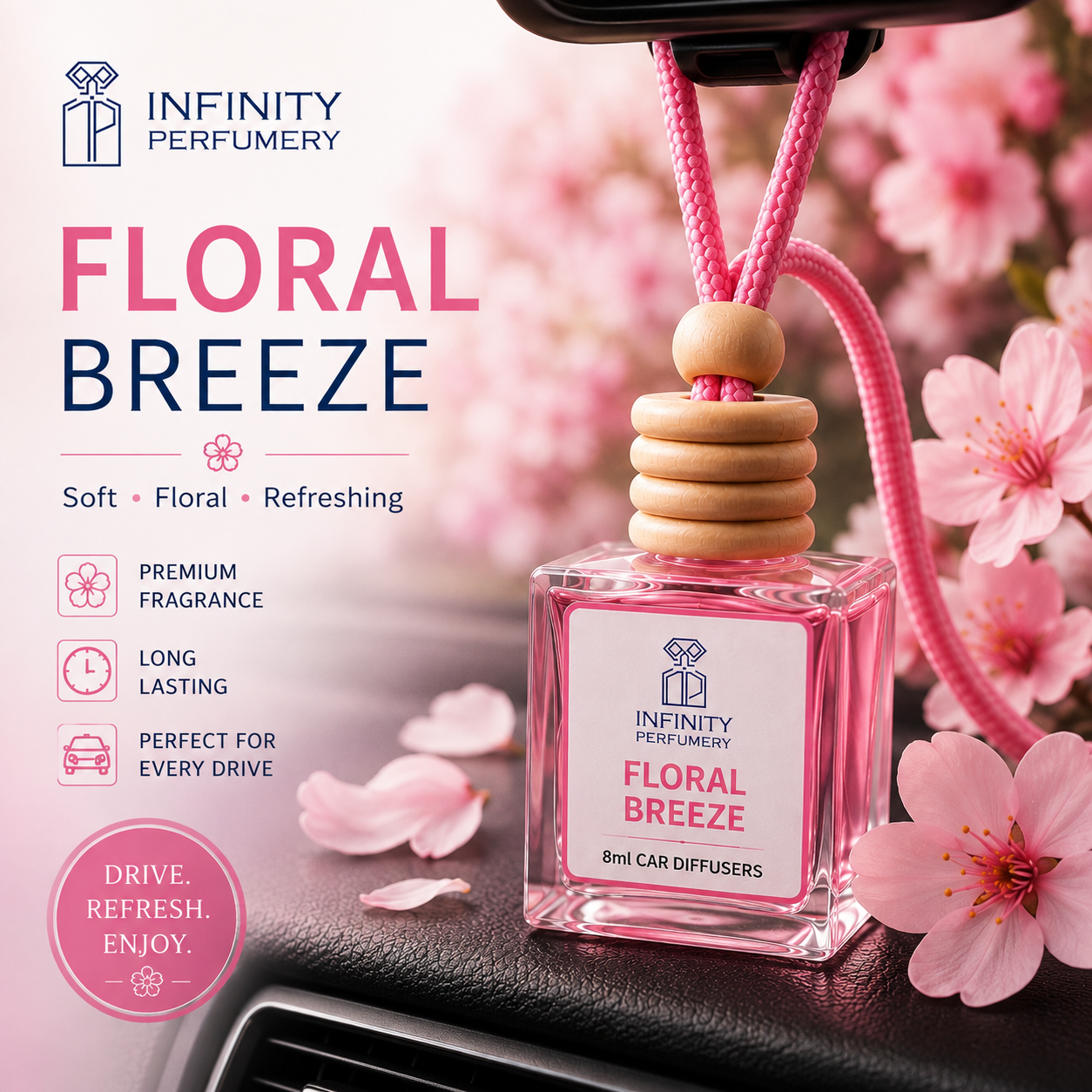 Floral Breeze - Car Diffuser 8ML